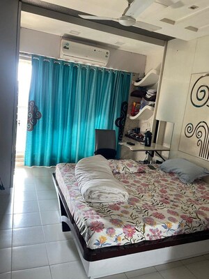 Bedroom in 3 BHK Apartment at Swastik Solitaire, Chembur – for Rent