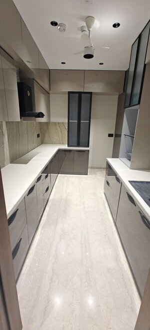 Kitchen in 3 BHK Apartment at Omkar 1973, Worli – for Rent