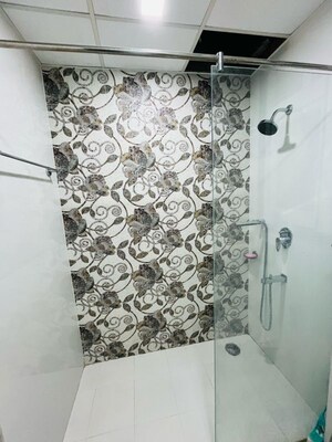 Bathroom in 2 BHK Apartment at Chandra Panorama, Sushant Golf City – for Rent