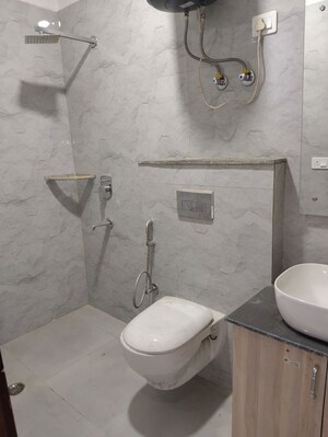 Bathroom in 4 BHK Builder Floor at Saket – for Rent