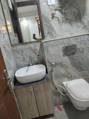 Bathroom in 4 BHK Builder Floor at Saket – for Rent