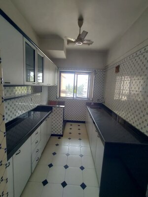 Kitchen in 1 BHK Apartment at Maker Tower, Cuffe Parade – for Rent