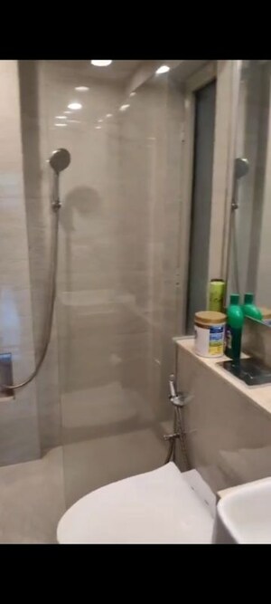 Bathroom in 2 BHK Apartment at Castle Rock, Powai – for Rent