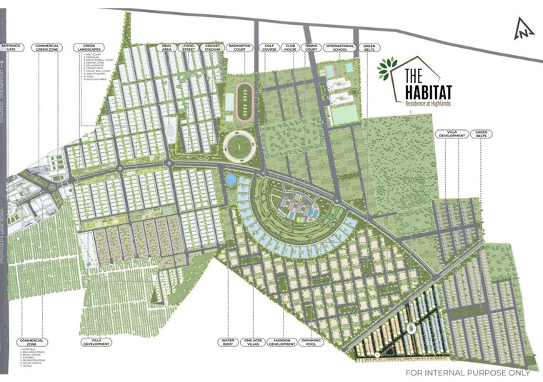 Master Plan, the-habitat-tukkuguda 4 Bedroom 3053 Sq.Ft. Villa In Tukkuguda Hyderabad 10318552