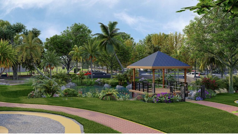 Garden, the-habitat-tukkuguda 4 Bedroom 3053 Sq.Ft. Villa In Tukkuguda Hyderabad 10318552