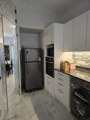 Kitchen in 3 BHK Apartment at Le Grand, Khar West – for Rent
