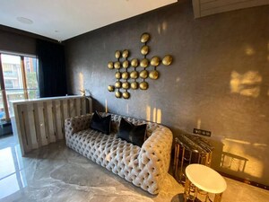 Living Room in 3 BHK Apartment at Ekta Heights Khar West, Khar West – for Rent