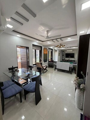 Living Room in 3 BHK Apartment at Lake View Bandra, Bandra West – for Rent