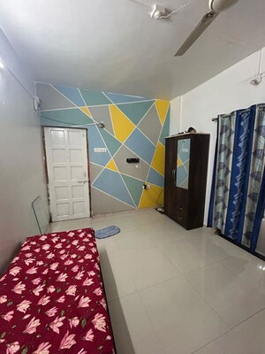 Bedroom in 1 BHK Apartment at Vanaz Corner, Kothrud – for Rent