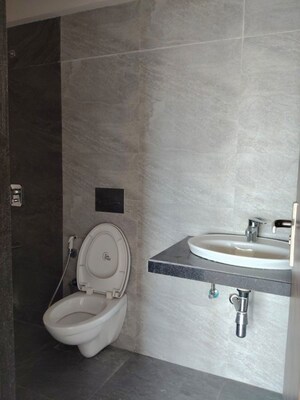 Bathroom in 3 BHK Apartment at Anusmera Residences, Chembur – for Rent