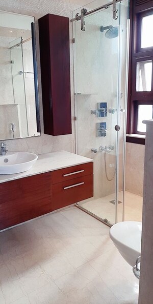 Bathroom in 5 BHK Builder Floor at Panchsheel Park – for Sale