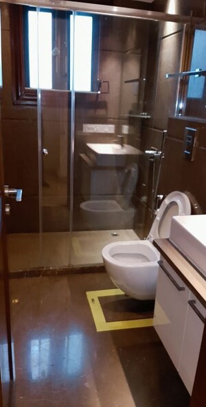 Bathroom in 4 BHK Builder Floor at Panchsheel Park – for Sale