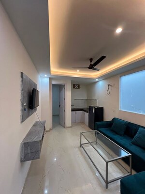 Living Room in  Builder Floor at DLF Belvedere Towers, Sector 24 – for Rent