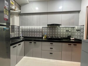 Kitchen in 3 BHK Apartment at Soham Tropical Lagoon, Ghodbunder Road – for Sale