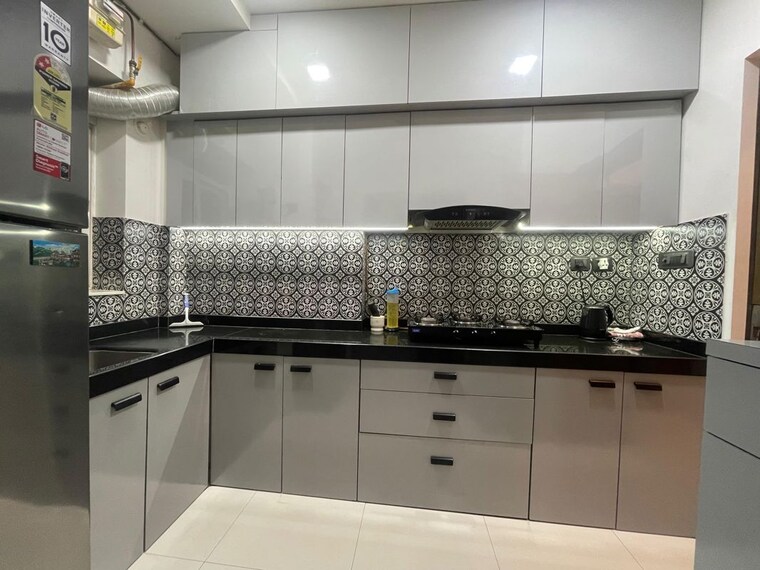 Kitchen, soham-tropical-lagoon 3 Bedroom 1200 Sq.Ft. Apartment In Ghodbunder Road Thane 10318839