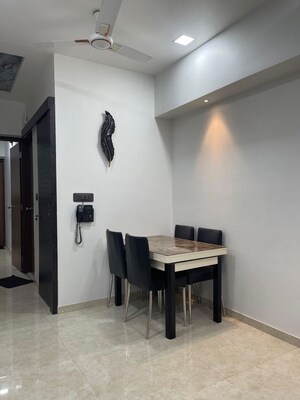 Living Room in 3 BHK Apartment at Soham Tropical Lagoon, Ghodbunder Road – for Sale