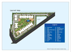 Master Plan in 3 BHK Apartment at Mapsko Paradise, Sector 83 – for Sale