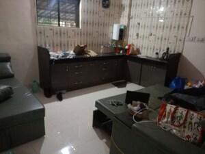 Kitchen in 3 BHK Apartment at G K Jarvari, Pimple Saudagar – for Rent