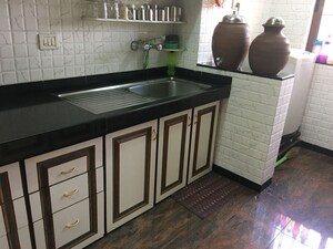 Kitchen in 3 BHK Apartment at Kohinoor Planet Aundh, Aundh – for Rent