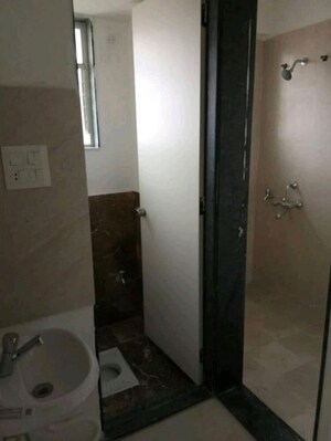 Bathroom in 2 BHK Apartment at Kamalraj Suman Shilp Phase II, Alandi Road – for Rent