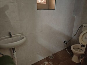 Bathroom in 1 BHK Builder Floor at Freedom Fighters Enclave – for Rent