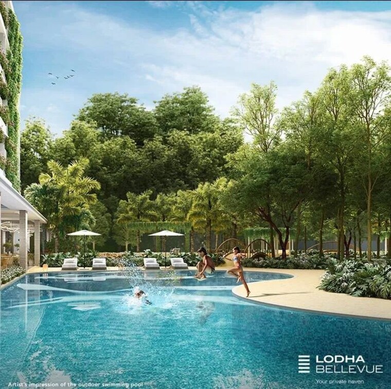 Swimming Pool, lodha-mahalaxmi-bellevue 5 Bedroom 2762 Sq.Ft. Apartment In Mahalaxmi Mumbai 10318955
