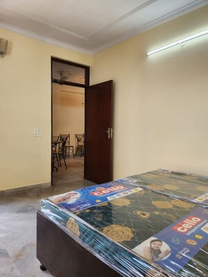 Bedroom in 2 BHK Builder Floor at Freedom Fighters Enclave – for Rent