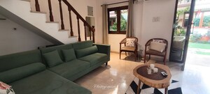 Living Room in 3 BHK Villa at Siolim – for Rent