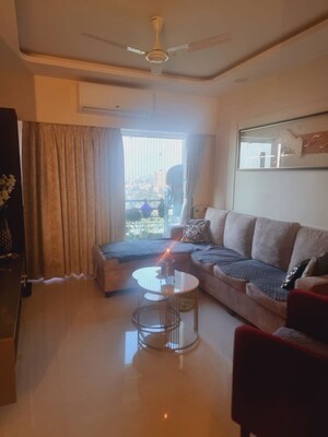 Living Room in 2 BHK Apartment at Gurukrupa Marina Enclave, Malad West – for Sale