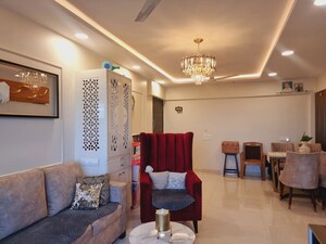 Living Room in 2 BHK Apartment at Gurukrupa Marina Enclave, Malad West – for Sale
