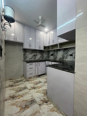 Kitchen in 2 BHK Builder Floor at Freedom Fighters Enclave – for Rent