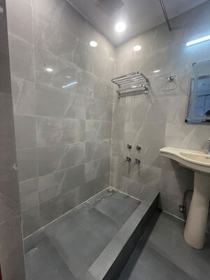 Bathroom in 2 BHK Builder Floor at Freedom Fighters Enclave – for Rent