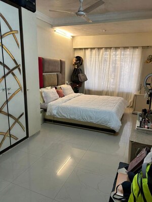 Bedroom in 3 BHK Apartment at Girnar CHS Andheri West, Andheri West – for Rent