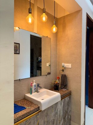 Bathroom in 3 BHK Apartment at Paradise Sai World Empire, Kharghar – for Rent