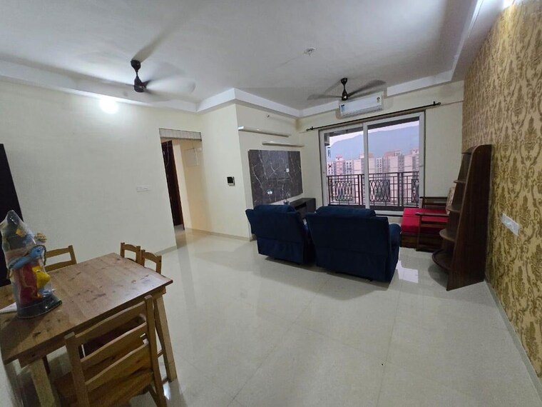 Living Room, paradise-sai-world-empire 3 Bedroom 1750 Sq.Ft. Apartment In Kharghar Navi Mumbai 10319107