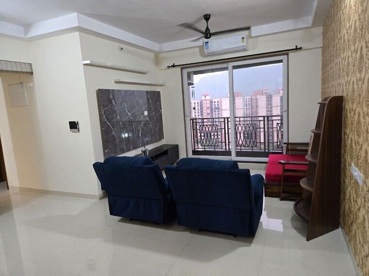 Living Room, paradise-sai-world-empire 3 Bedroom 1750 Sq.Ft. Apartment In Kharghar Navi Mumbai 10319107