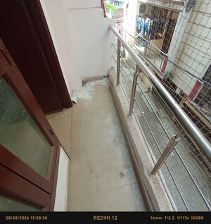 Balcony in 1 BHK Builder Floor at Freedom Fighters Enclave – for Rent