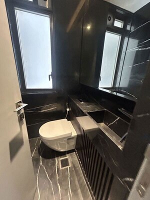 Staircase in 3 BHK Apartment at Lodha Trump Tower, Worli – for Rent