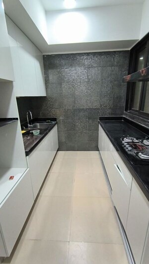 Kitchen in 3 BHK Apartment at Lodha The Park Side, Worli – for Rent