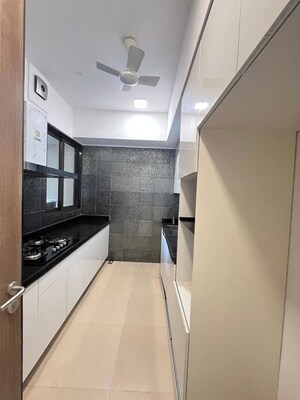 Kitchen in 3 BHK Apartment at Lodha The Park Side, Worli – for Rent