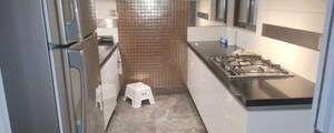 Bathroom in 3 BHK Apartment at Lodha Trump Tower, Worli – for Rent
