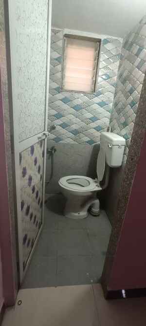 Bathroom in 3 BHK Apartment at Kopar Khairane – for Rent