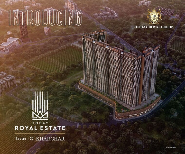 Exterior View, today-royal-estate 6 Bedroom 3700 Sq.Ft. Apartment In Kharghar Sector 37 Navi Mumbai 10319259