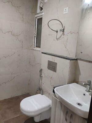 Bathroom in 2.5 BHK Builder Floor at Smart World Gems, Sector 89 – for Rent