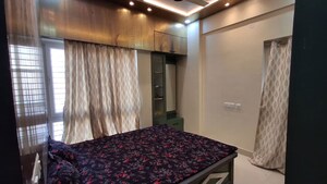 Bedroom in 3 BHK Apartment at Gurukul Heights, New Town – for Rent