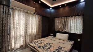 Bedroom in 3 BHK Apartment at Gurukul Heights, New Town – for Rent
