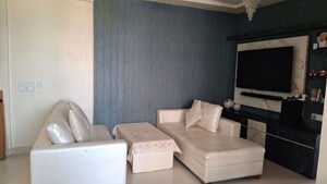 Living Room in 3 BHK Apartment at Gurukul Heights, New Town – for Rent