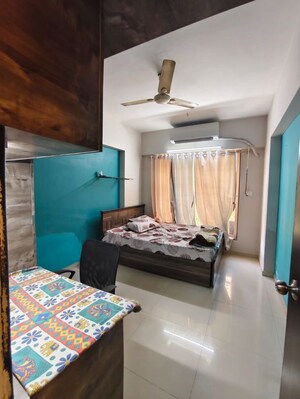 Living Room in 3 BHK Apartment at Bhoomi Acres, Thane West – for Rent