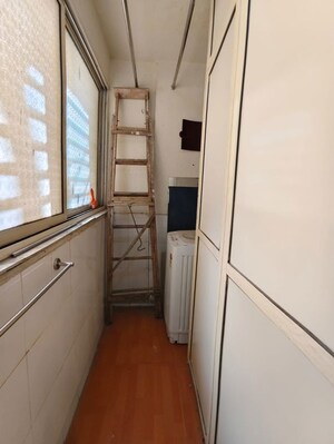 Balcony in 3 BHK Apartment at Bhoomi Acres, Thane West – for Rent