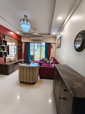 Living Room in 3 BHK Apartment at Bhoomi Acres, Thane West – for Rent